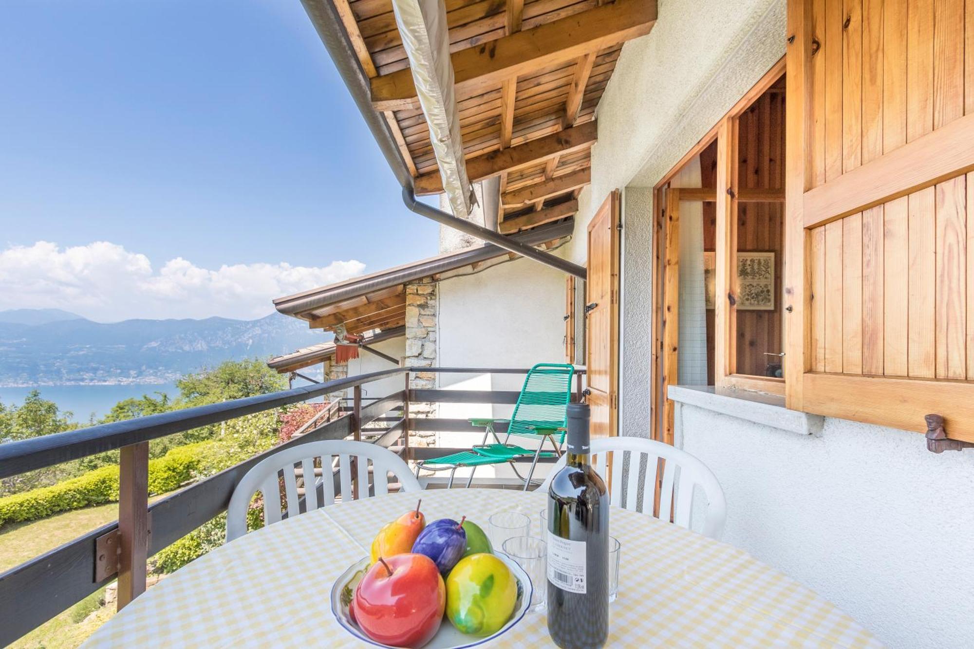 Ferienwohnung Casa Bella Vista Mit Balkon San Zeno di Montagna Exterior foto